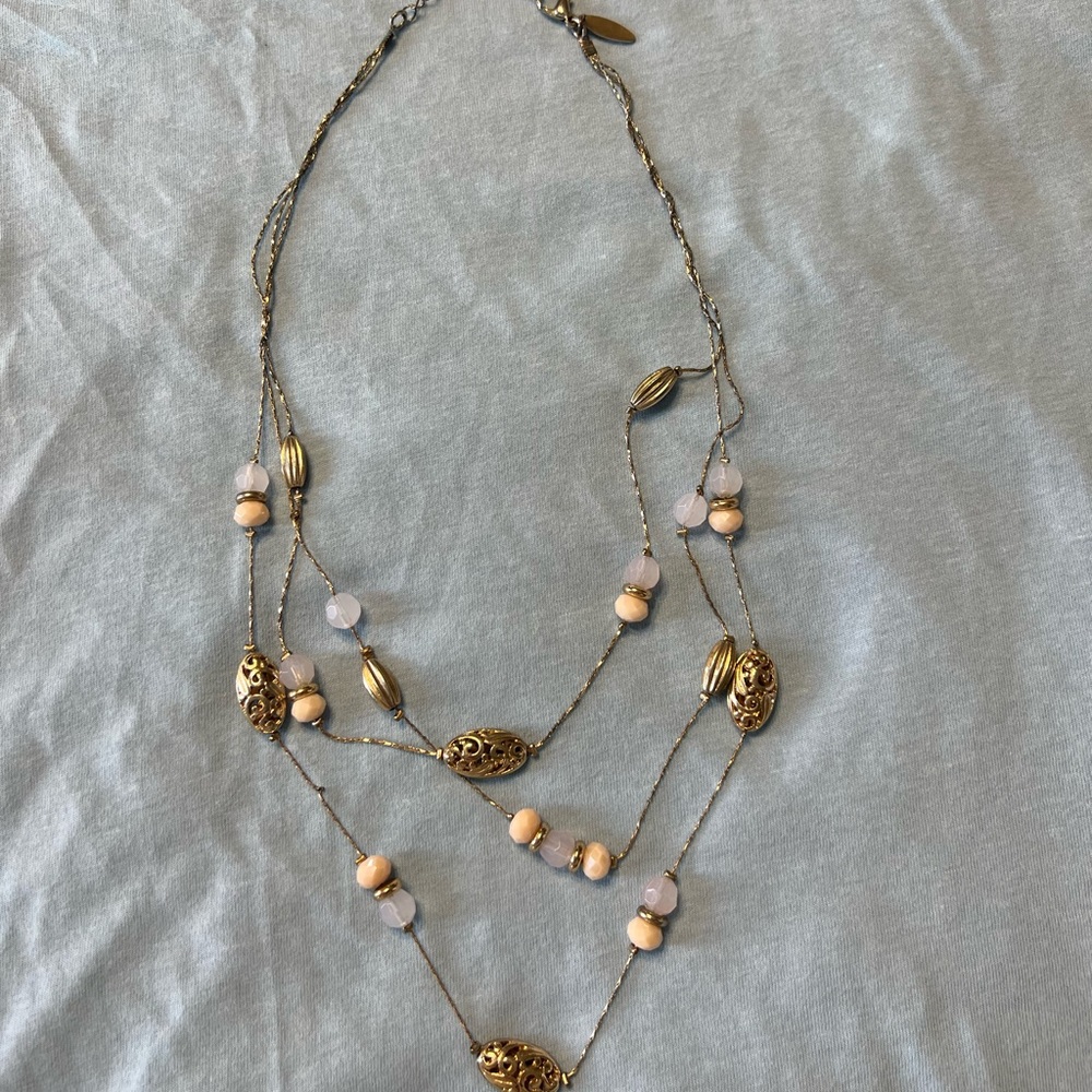 Glam nude NY&Co necklace